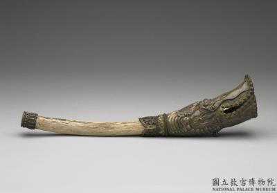 图片[2]-Human tibia trumpets with brass mounting, made in Tibet, Qing dynasty (1644-1911)-China Archive